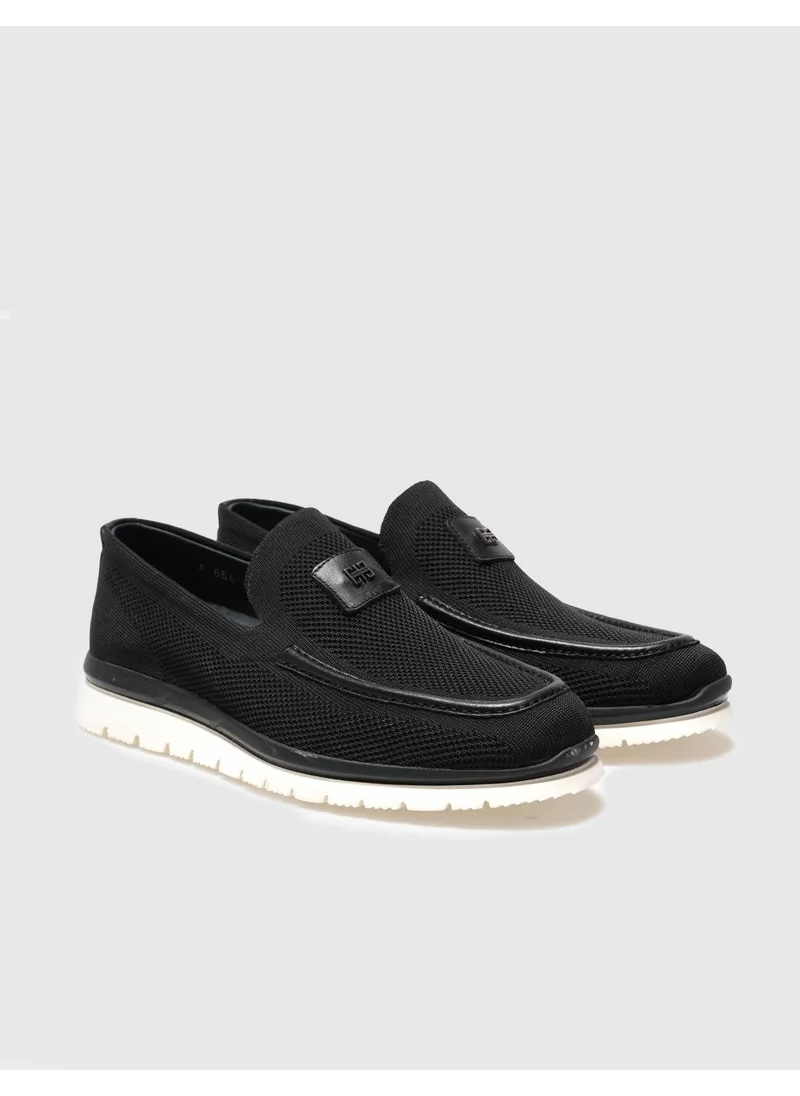 Cabani Knitwear Black Men's Casual Shoes