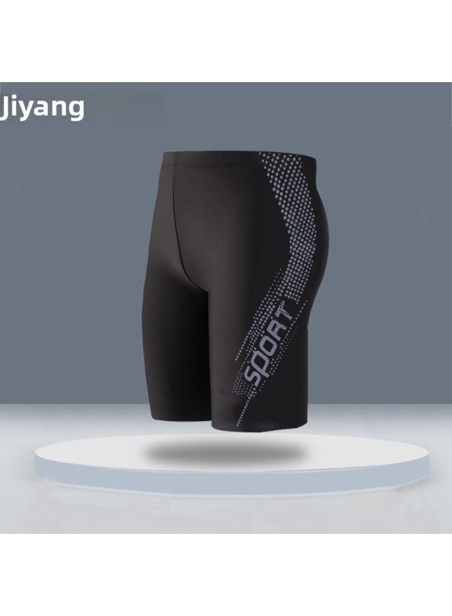 JIYANG Swimsuit Men's Swimming Trunks 22 Short-sleeved Half-length Pants Full-body Set Hot Spring Men's Swimwear For Teenagers-Color:8148 Swimming Trunks-