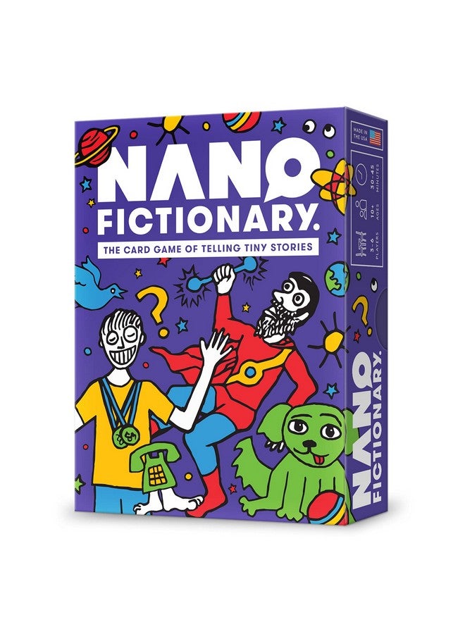 Looney Labs Looney Labs Nanofictionary Card Game - Creative Storytelling for All Ages  - Image 1