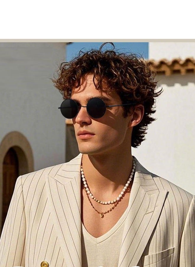 Men's and women's retro sports fashion anti-ultraviolet sunglasses goggles sunglasses - Image 3