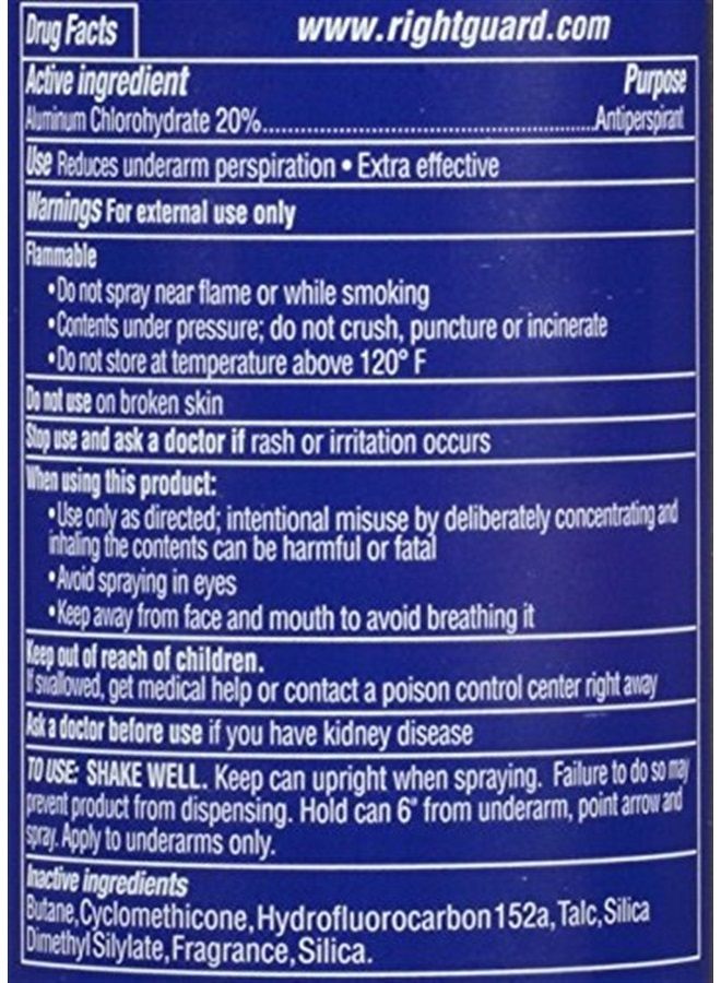 Right Guard Sport Antiperspirant Deodorant Aerosol Spray, Unscented, 6 Ounce (Pack of 12) - Image 2
