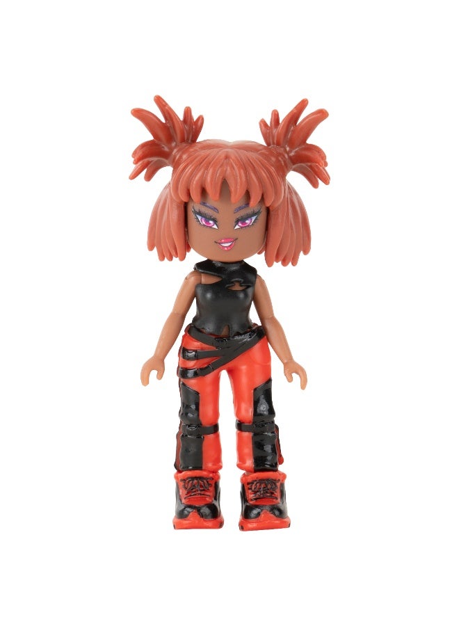Royale High Core Deluxe 3-Inches Doll Figure with Accessories - Fire Fairy  | Exclusive Virtual Item Code Included | Collectible Figure | Fashion Doll | For Fans, Gamers & Collectors! | Official Licensed Product - Image 4