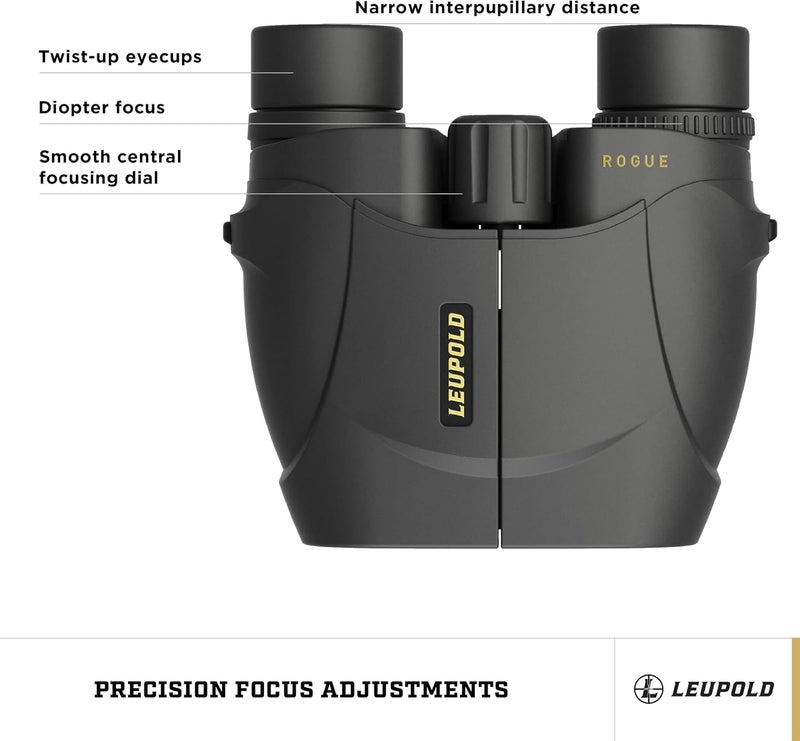 Leupold BX-1 Rogue Binoculars, 8x25mm - Compact and Lightweight Design - Image 3