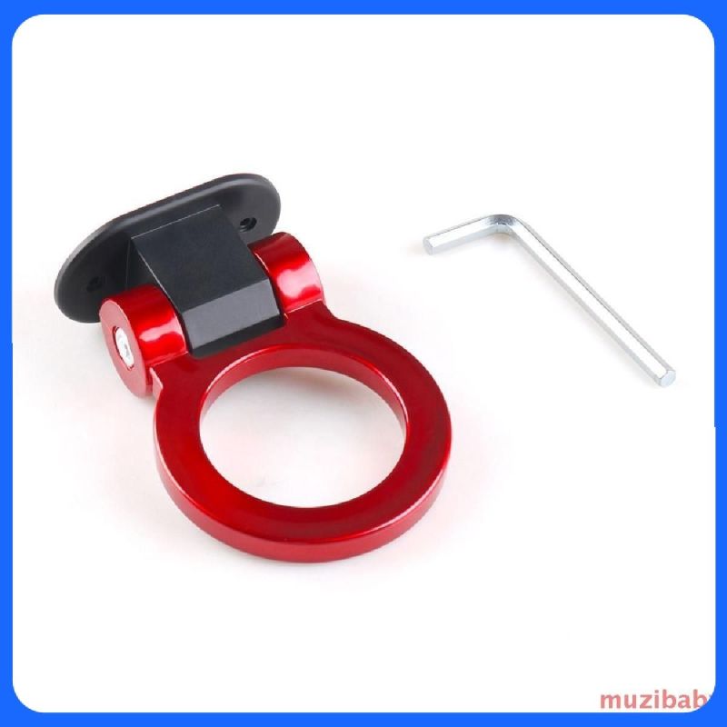 Decorative Tow Hook 107mm x 73mm Red Universal Cool Styling Upgrade - Long-Lasting Color and Hold Easy DIY Installation for Any Vehicle - Image 1