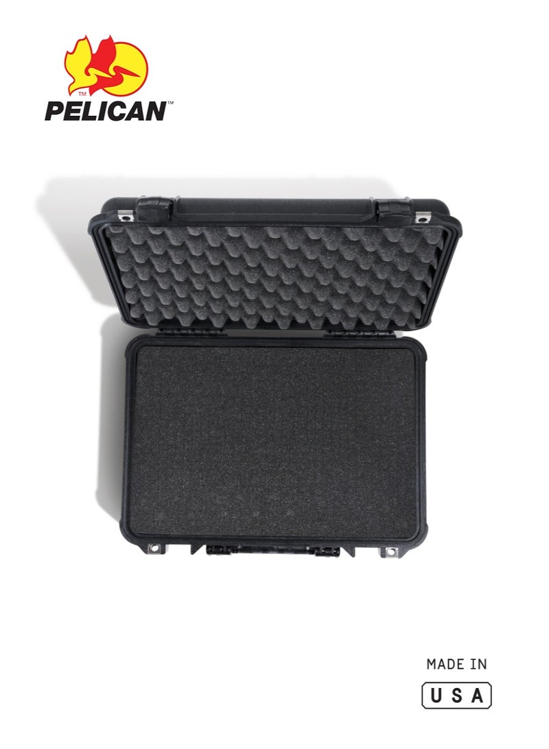 Pelican 1500 Protector Case with Pick N Pluck Foam, Black, IP67 Waterproof Hard Case - Image 1
