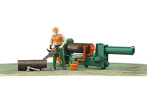 Bruder bworld Logging Set with Man - Image 3