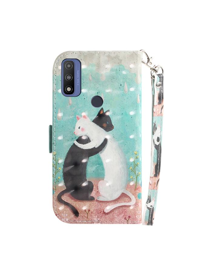 S-TOP Case For Motorola Moto G Pure 3D Colored Horizontal Flip Leather Phone Case - Image 3