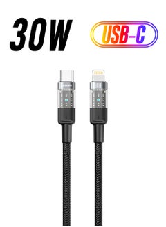 Type-C to Lightning 1.2m - Black