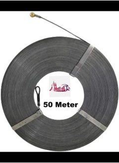 ABBASALI Heavy Duty Wire Pulling Spring Electric or Communication for Electrical Works and Multi Purpose Use (5mm x 50 Meter)  - Image 1