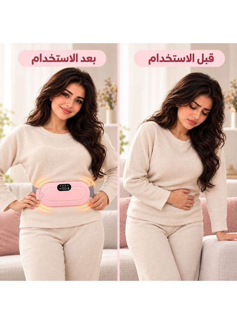 Firsthand Rechargeable Abdomen Heating Device With Vibration And Multiple Heat Levels For Daily Comfort While Sitting Or Relaxing - Image 5