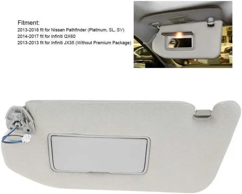 QASULER واقية شمسية للسيارة QASULER لسيارات إنفينيتي ونيسان - Image 4