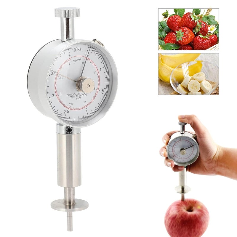 Portable Fruit Hardness Tester with Detachable Probe and Dual Pointer Dial - Image 3