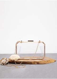 Haute Sauce Sheer Elegance Transparent Clutch  - Image 3