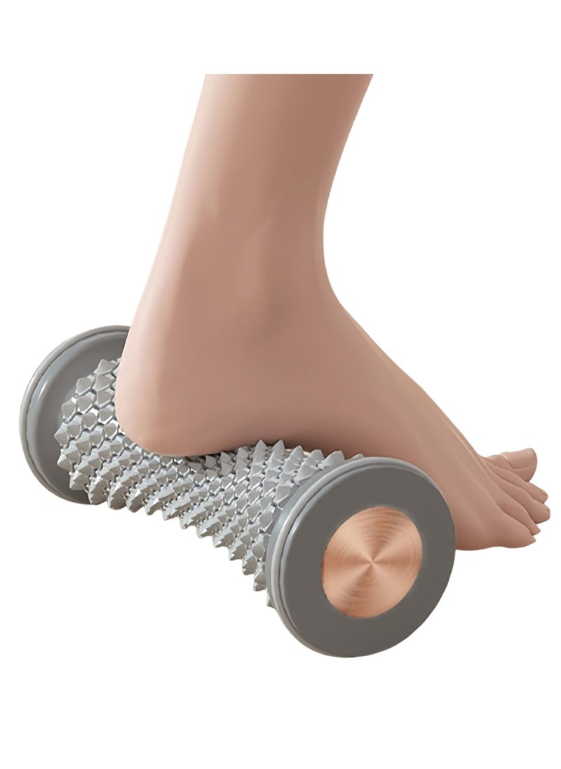 Rolling Massager, Foot And Hand Massage Roller, Foot Massage Roller for Plantar Fasciitis, Massage Roller Yoga Massage Stick for Relief Plantar Fasciitis Back Leg Arch Pain Relax Reflexology Heel Foot Arch Pain, Gray - Image 2