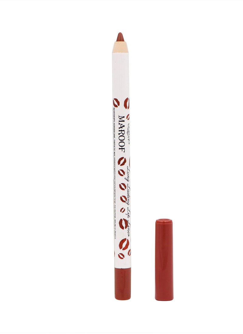 MAROOF قلم تحديد الشفاه غير اللامع القابل للسحب والمضاد للماء يدوم لمدة 24 ساعة من ماروف، 1.2 جرام - Image 1