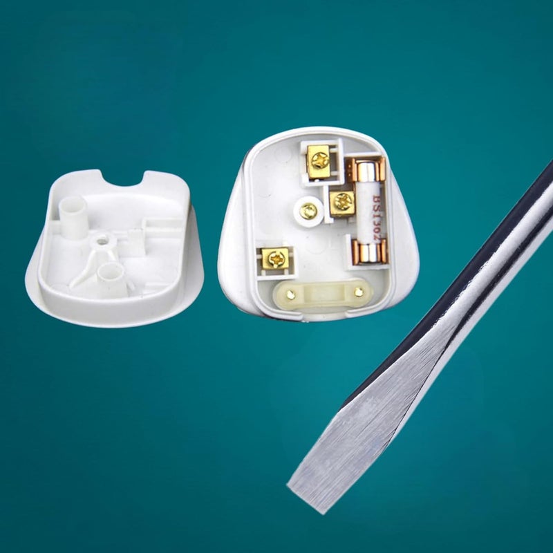 Parkplus قابس ذكر مسطح 3 دبابيس من النوع البريطاني 13A 250V مع فيوز للاستخدام في: المملكة المتحدة، ماليزيا، سنغافورة، هونغ كونغ (عبوة من 1) - Image 4