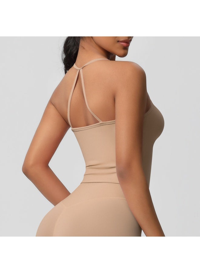 كوينج Beautiful Back Yoga Suit Quick Drying Top Running Sports Vest Slim Fit Fitness Suit Yoga Clothing Sportwear Woman Top - Image 4