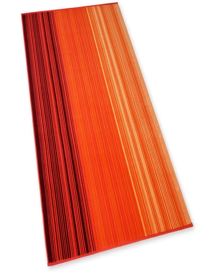 Softerry Reversible Premium Large Beach Towel 34 x 64 inch - Luxury Soft Velour in front and absorbent Cotton Terry Loop on reverse side. (Ombre, Single 34"x 64") - Image 4