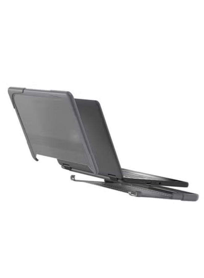 GULFLINK Hard Shell Case Cover with Kickstand Shockproof Function For Dell, Chrome book 3100/3110 11.6 inch Grey - Image 5
