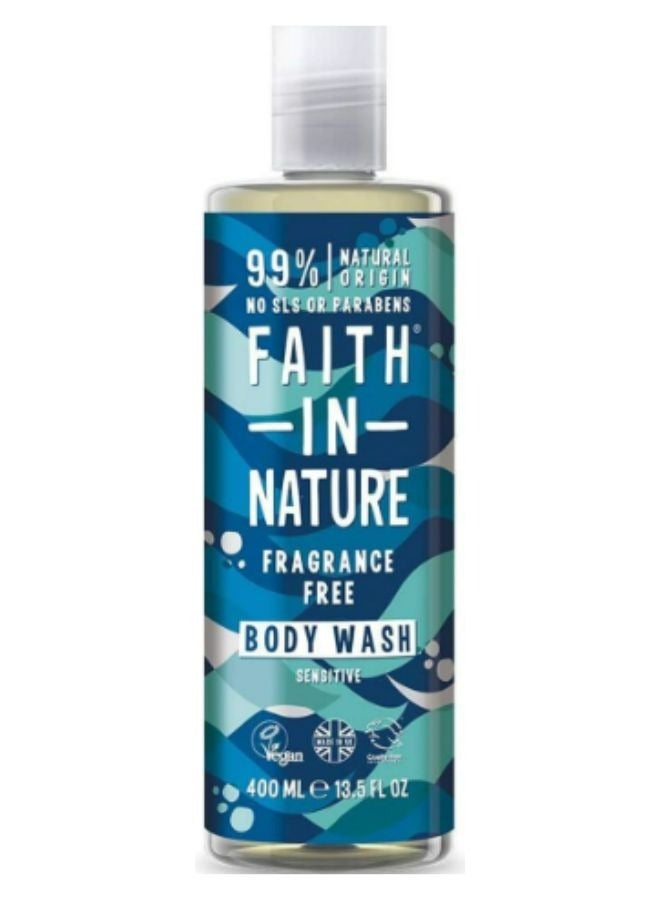 Faith in Nature Fragrance Free Sensitive Body Wash - Image 1