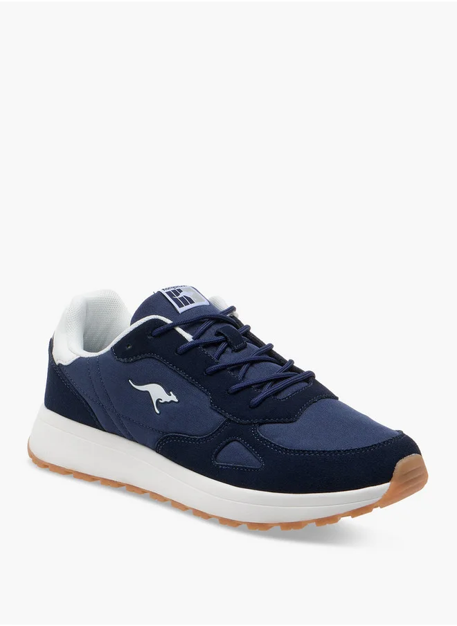 kangaROOS Men's Logo Detail Sports Shoes with Lace-Up Closure