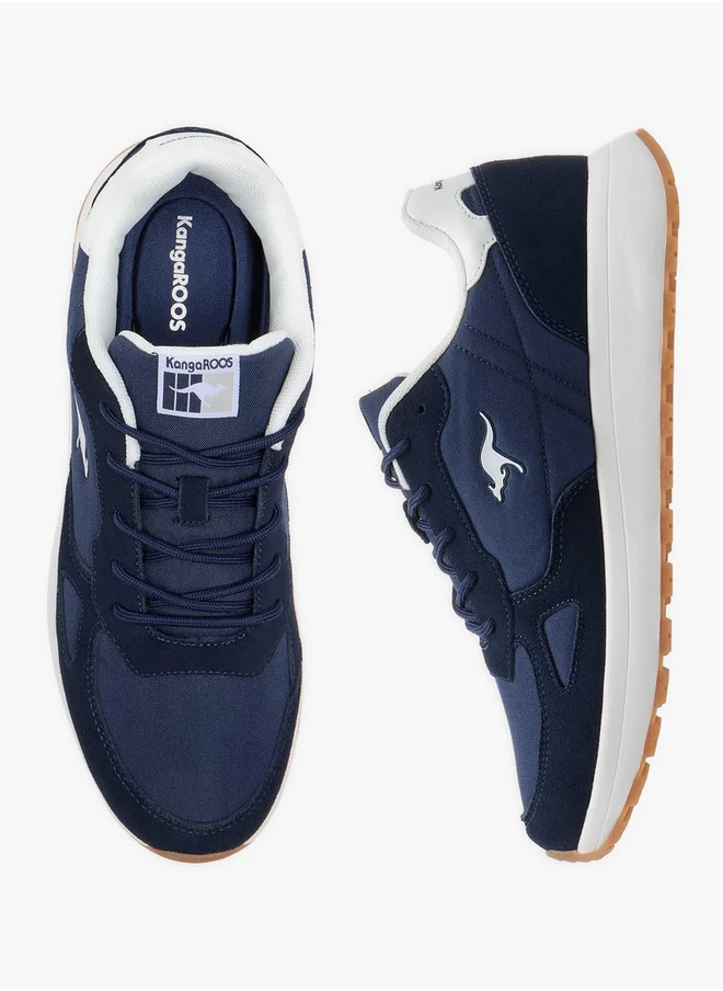 kangaROOS Men's Logo Detail Sports Shoes with Lace-Up Closure