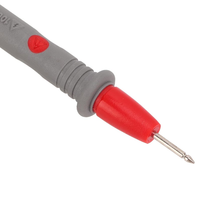 Multimeter Test Wire Set, 5pcs 1000V 10A, Red Black, Flexible PVC Silicone Cords - Plated, Stable Contact for Accurate Measurement - Image 2