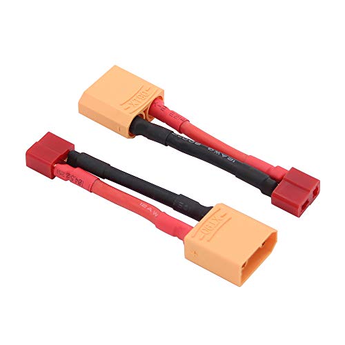 OliYin 3pcs XT90 Male to T Plug Female Connector Converter Adaptor with 12awg 196inch CablePack of 3 - Image 5