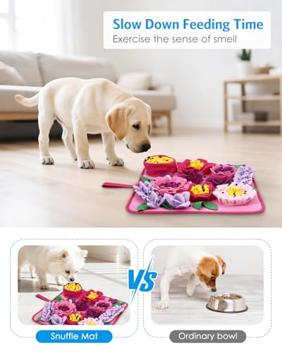 AMIR Snuffle Mat for Dogs, Dog Snuffle Mat, Slow Feeding Sniff Mat for Dogs Encourages Foraging Skills, Reduces Stress, and Aids in Training - Image 4