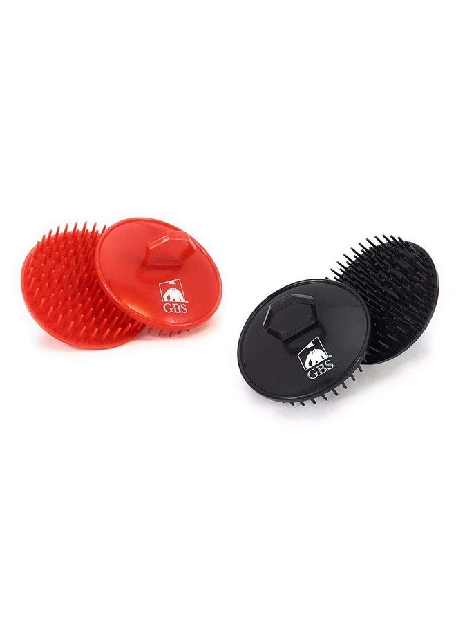 G.B.S Hair Brush 2 Pack Scalp Massage Dandruff Brush Promotes Healthy Hair For Women & Men Grooming Brush Massage Brush For Scalpanti Dandruff Brush All Hair Growth - Image 1