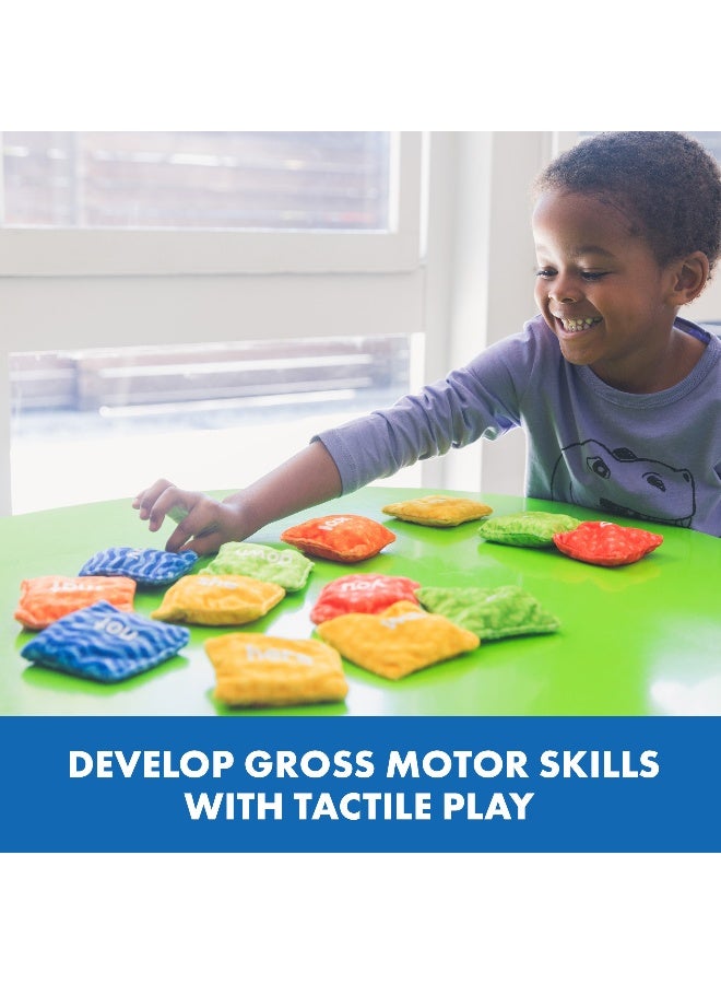 ليرننج ريسورسز موارد التعلم - أكياس الفاصولياء - لعبة فونيكس نشطة للأطفال، 25 كيس فاصولياء مزدوج الوجهين مع 50 كلمة بصرية، لعبة تعليمية عن طريق اللمس للمفردات وطلاقة القراءة والمهارات الحركية، للأعمار من 3 سنوات فما فوق - Image 5