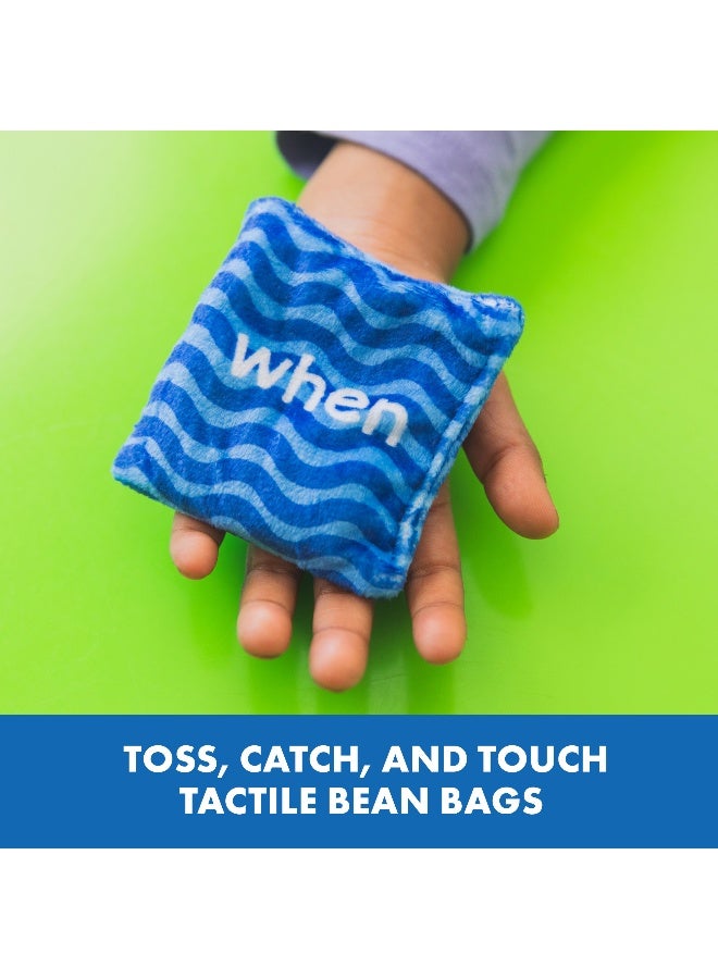 ليرننج ريسورسز موارد التعلم - أكياس الفاصولياء - لعبة فونيكس نشطة للأطفال، 25 كيس فاصولياء مزدوج الوجهين مع 50 كلمة بصرية، لعبة تعليمية عن طريق اللمس للمفردات وطلاقة القراءة والمهارات الحركية، للأعمار من 3 سنوات فما فوق - Image 4