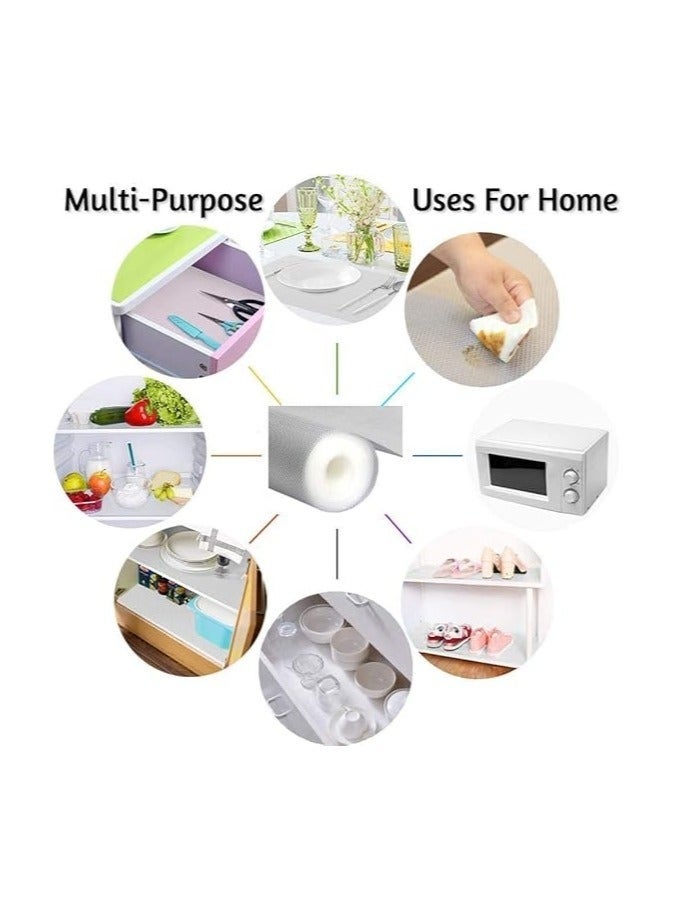 رول مفرش سيليكون لرفوف و أدراج المطبخ و الدواليب والمكاتب قابل للغسيل بخامة عالية الجودة 5 متر - Image 4