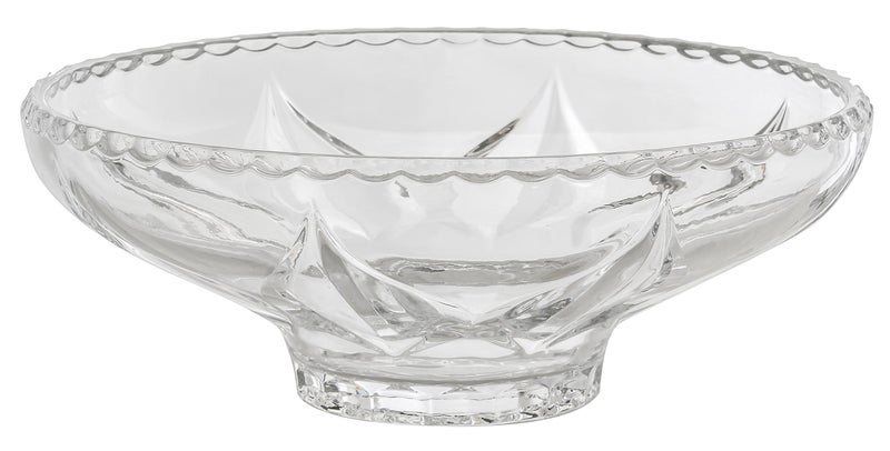 Amlong Crystal Crystal Fruit Bowl, 12.5 inch Diameter - Image 2