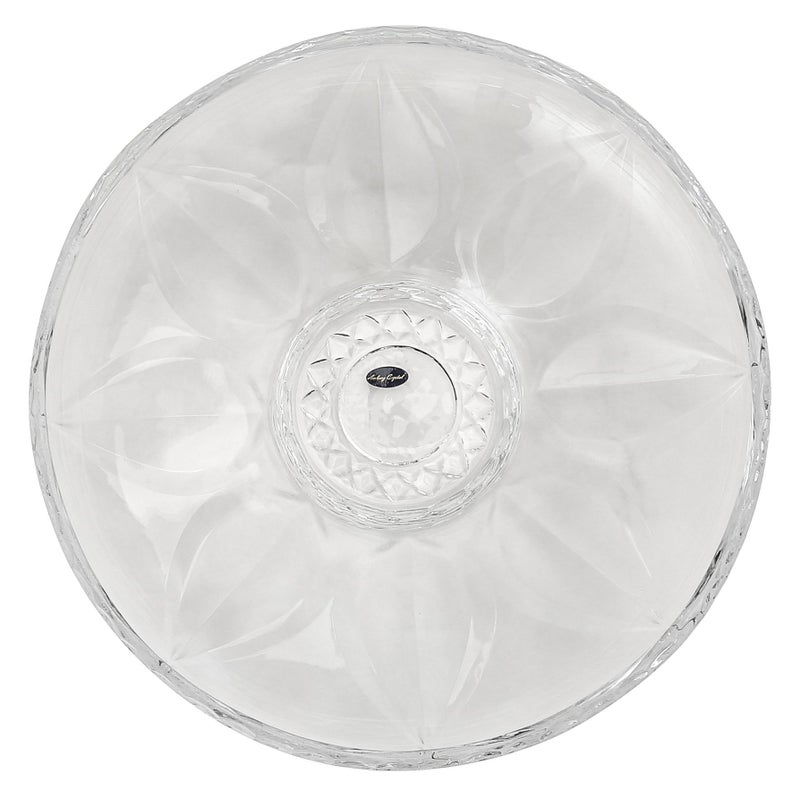 Amlong Crystal Crystal Fruit Bowl, 12.5 inch Diameter - Image 3
