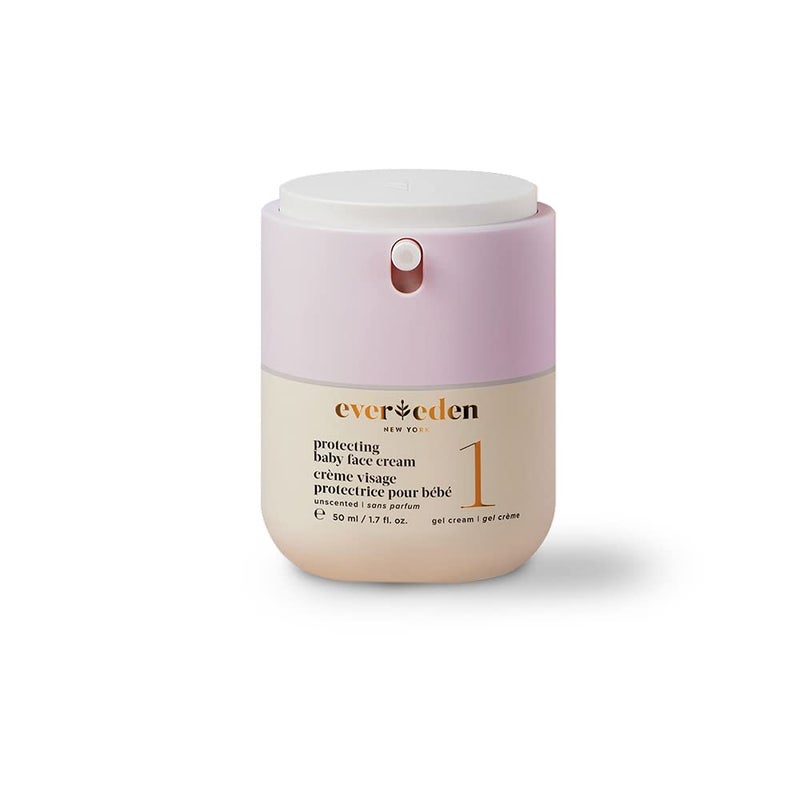 Evereden Protecting Baby Face Cream (1.7 fl. oz.): No.1 Gel Baby Cream - Nourishing Infant Face Moisturizer for Normal Skin & Hot, Humid Climates - Clean and Vegan Ingredients - Fragrance-Free - Image 1