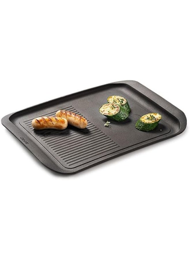RISOLI' EXPLORA 00114B/26TP0 Dual Grill 30 x 22.5 cm for Multiple Cooking Cast Aluminium - Image 4