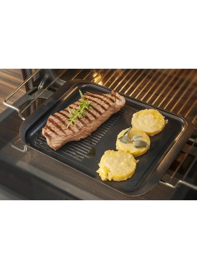 RISOLI' EXPLORA 00114B/26TP0 Dual Grill 30 x 22.5 cm for Multiple Cooking Cast Aluminium - Image 3