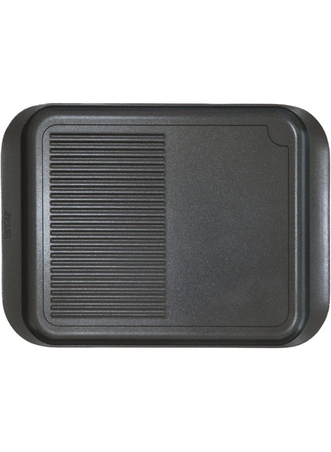 RISOLI' EXPLORA 00114B/26TP0 Dual Grill 30 x 22.5 cm for Multiple Cooking Cast Aluminium - Image 1