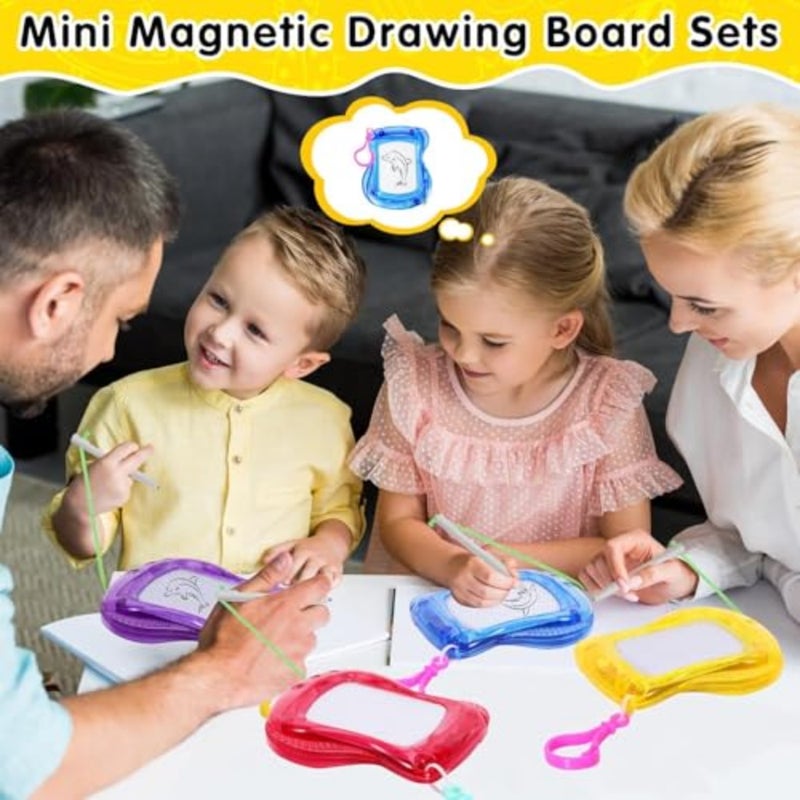 Mini Magnetic Drawing Boards With Pen Party Favours For 10 Pcs Erasable Doodle Writing and Sketch Pad For Boys and Girls Toys For Classroom Prizes Birthday Goodie Bag Filler - Image 4