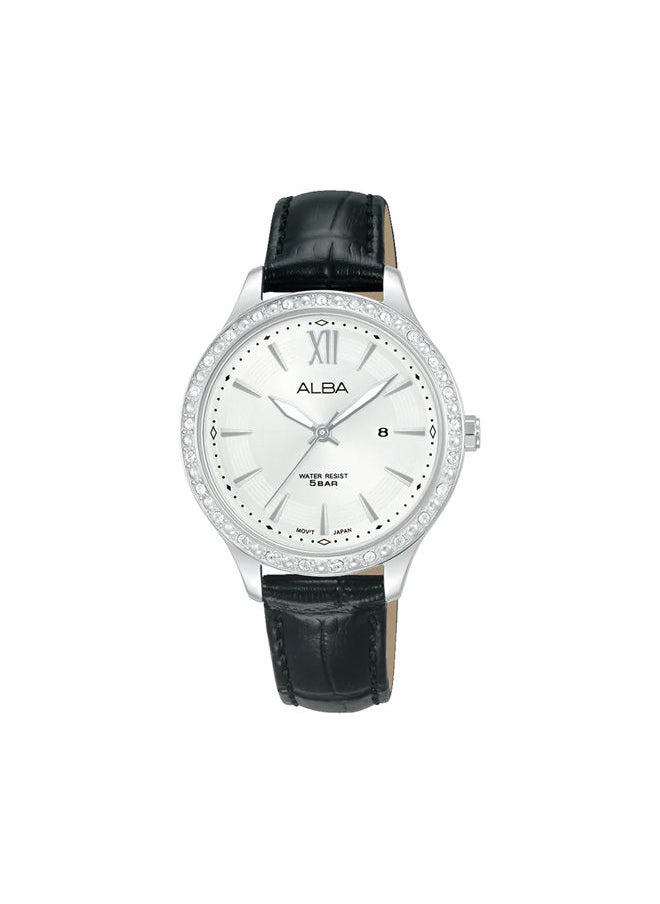 Alba - Leather Analog Watch AH7BY5X - Image 1