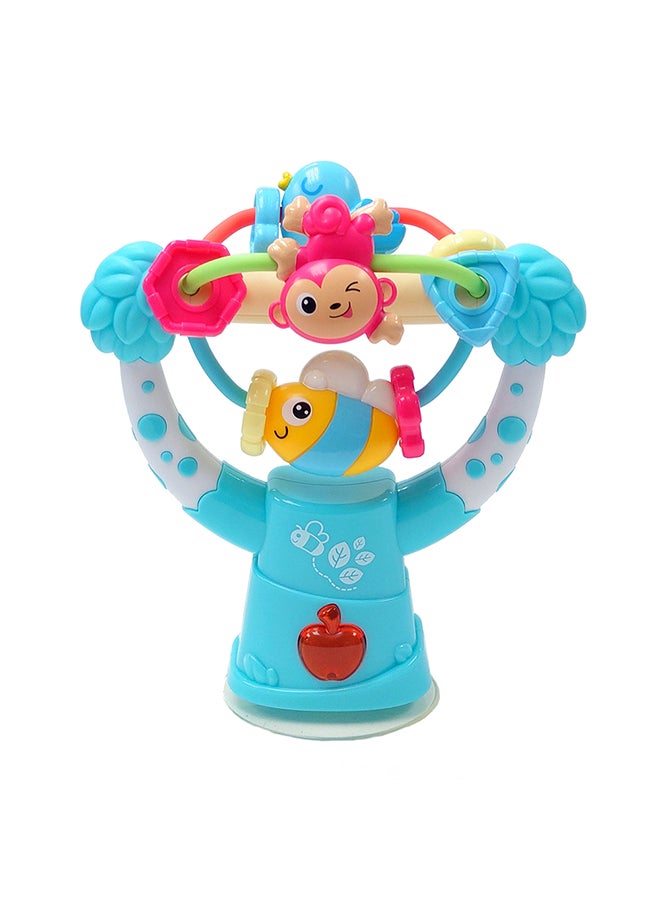 Happy Kids لعبة كرسي الطعام ليتل ليرنر سبين إن ديسكفر - Image 2