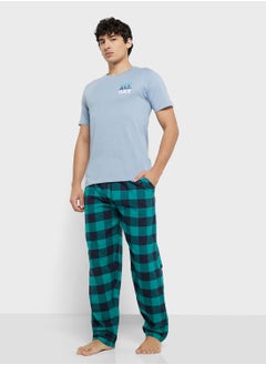 Mens T.Shirt  Check Trouser