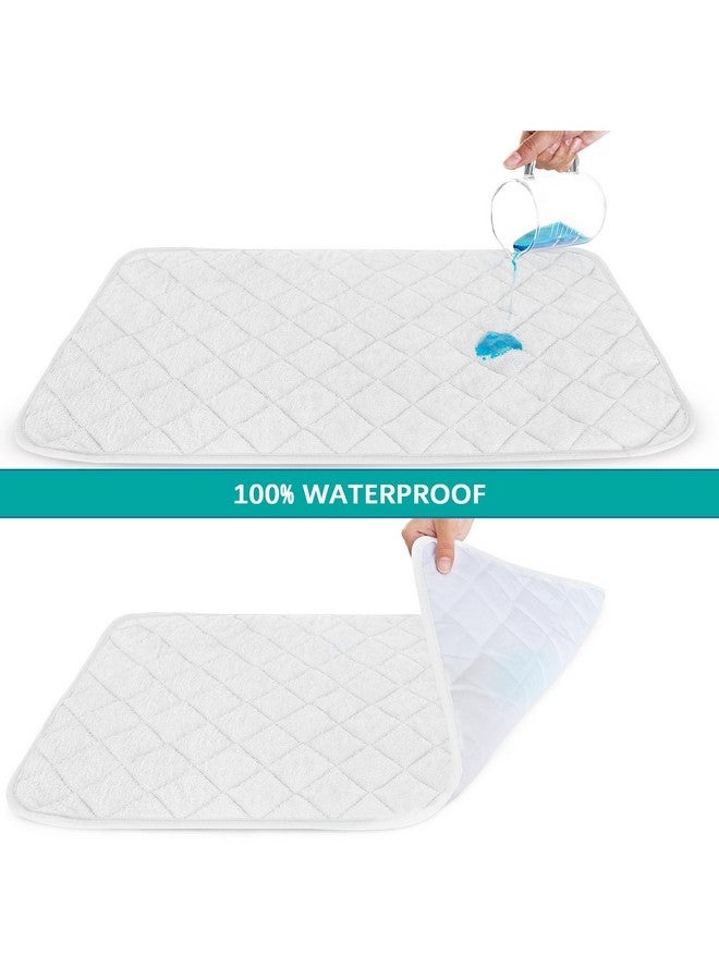 Biloban Changing Pad Liner - 5 Pack (Improved Thickness) 14" x 26" Superior Viscose Made from Bamboo Terry Surface, Waterproof & Absorbent Diaper Changing pad Liners - Image 1