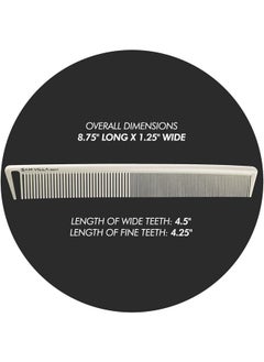 Sam Villa Sam Villa Signature Series Professional Long Cutting & Hair Parting Comb  - Image 4