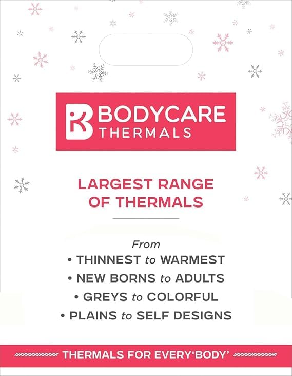 BODYCARE Unisex Thermal Tops Round Neck Full Sleeves Pack of 1-Charcoal Melange… - Image 5
