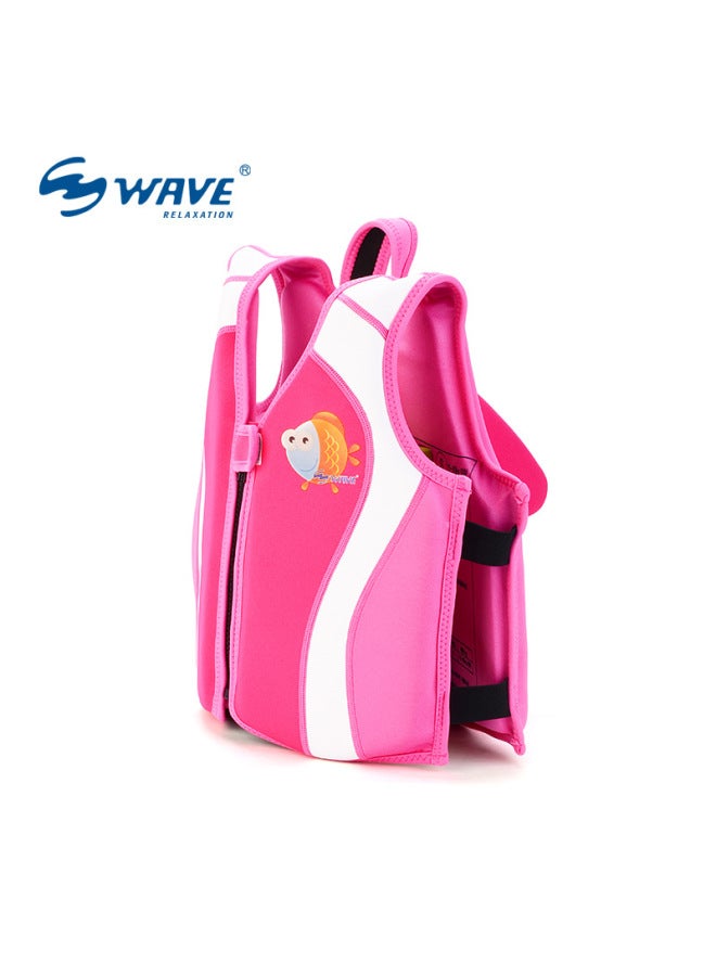 سترة نجاة للأطفال تصميم موجة، للأطفال الصغار والكبار، سترة تعويم كبيرة، لركوب القوارب والانزلاق المائي والوقاية من الفيضانات، سترة سباحة للأطفال