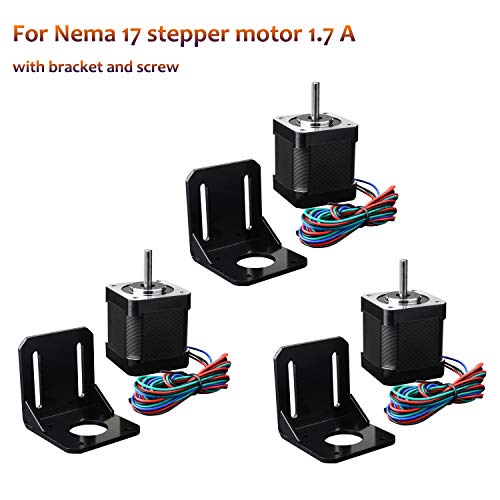 Longruner 3D Printer CNC Controller Ardiuno CNC kit with for ArduinoIDE,Longruner GRBL CNC Shield Board+RAMPS 1.4 Mechanical Switch Endstop DRV8825 A4988 Stepper Motor Driver Nema17 Stepper Motor LKB02,Black - Image 2