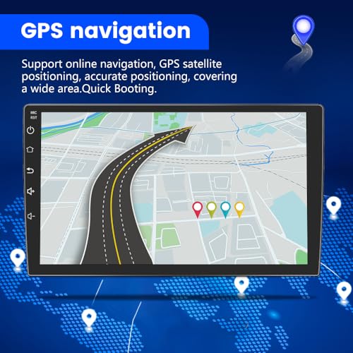 litillbuly Android 13 Car Radio for GMC Yukon Chevrolet Tahoe/Suburban 2007-2013, 9 Inch Touch Screen Wireless CarPlay Android Auto with GPS/FM/WiFi/USB/SWC/Wireless Update[2GB+32GB] - Image 4