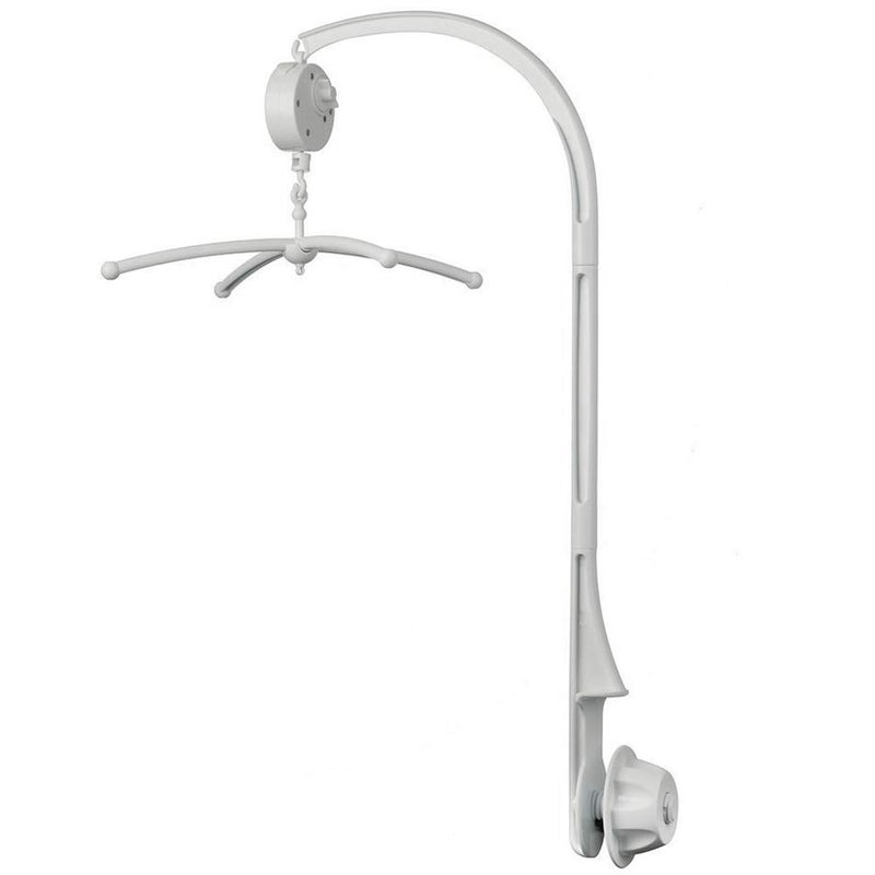 AFUNTA 26 Inch Baby Mobile for Crib Adjustable Screw Crib Mobile Arm with Music Box Holder Crib Mobile for Baby Girl Nursery Decor